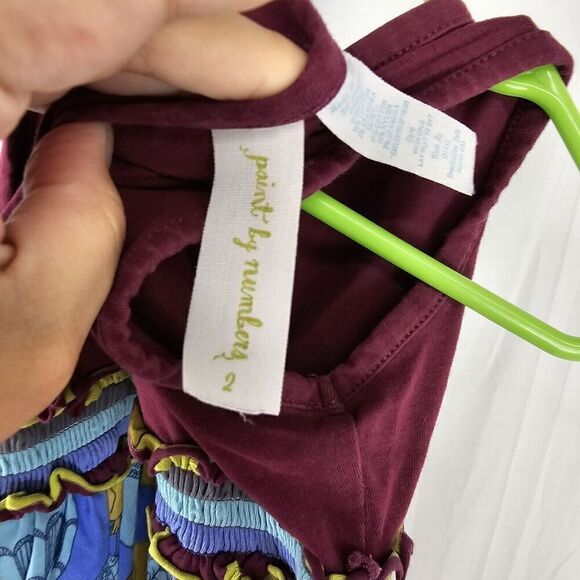 Matilda Jane Girls Size 2 Paint By Numbers Elevated Balloon Tank Dress - Picture 8 of 8